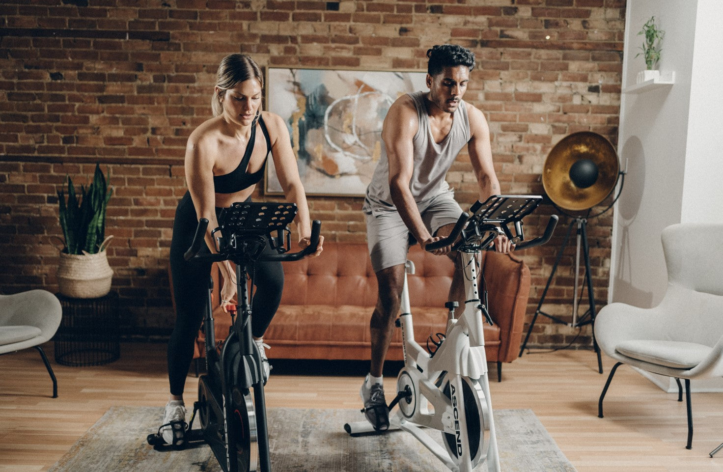 Easy pace indoor cycling rides