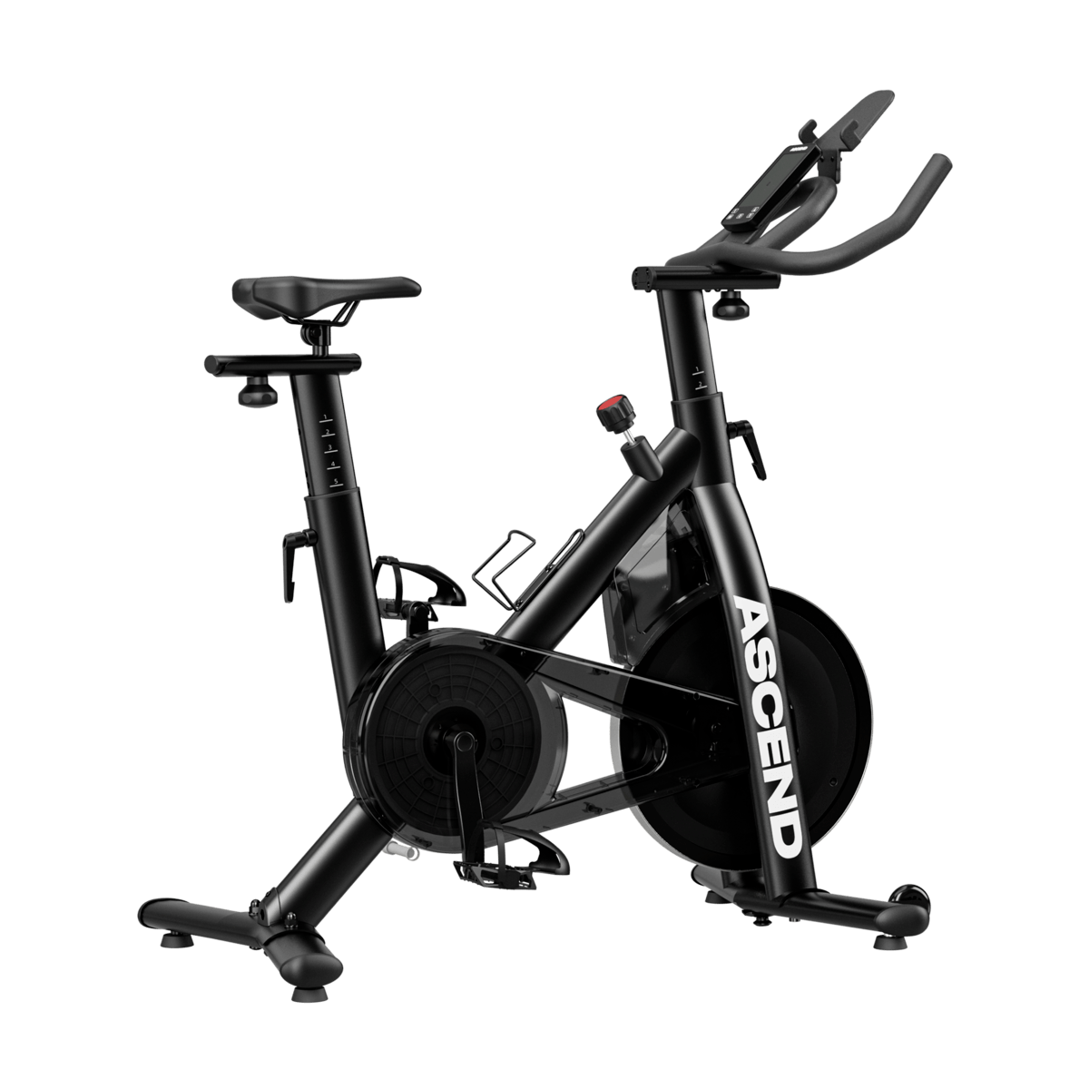 Ascend S2 Magnetic Spin Bike Black - Auto-adjusted resistance exercise bike