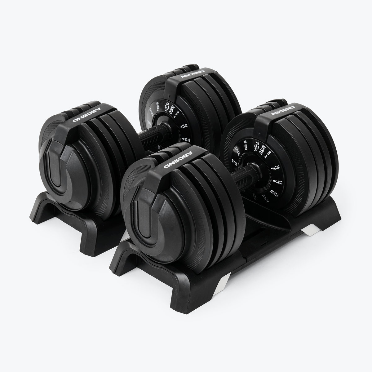 Bundle : Ascend 3-in-1 Adjustable Dumbbells (7 to 52.5 lb) & Bench