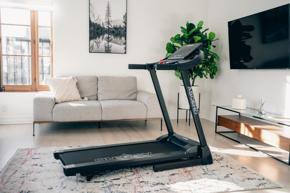 Ascend X2 treadmill in a living room